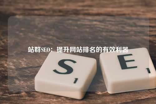 站群SEO：提升网站排名的有效利器