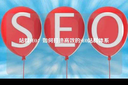 站群SEO：如何打造高效的SEO站群体系