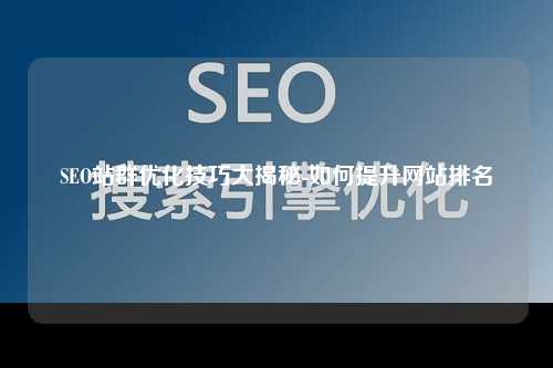 SEO站群优化技巧大揭秘-如何提升网站排名